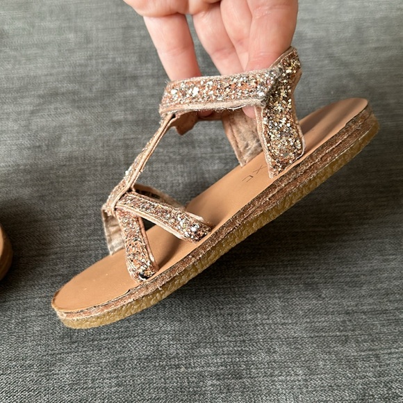 Beautiful Sparkly NEXT Blush Sandals - Picture 3 of 5